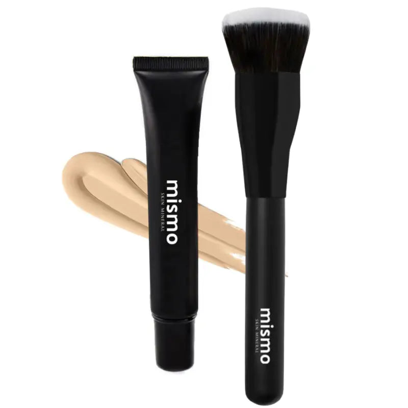 Liquid Mineral Foundation & Brush Bundle - Makeup