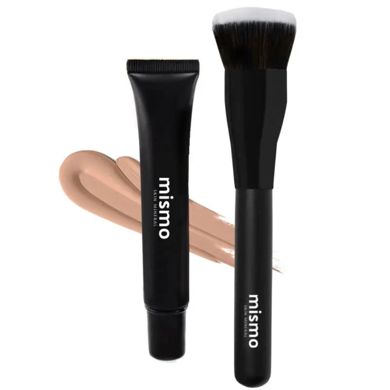 Liquid Mineral Foundation & Brush Bundle - Makeup