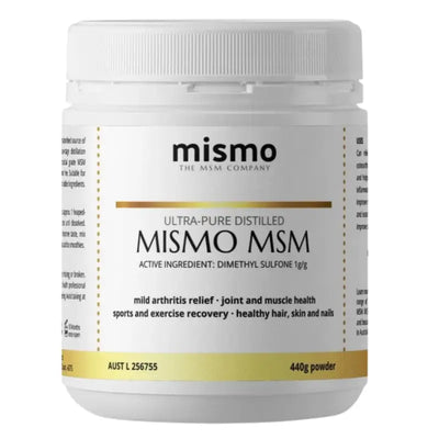 MISMO MSM - 440g / Ultra-Pure Distilled - Pain Relief