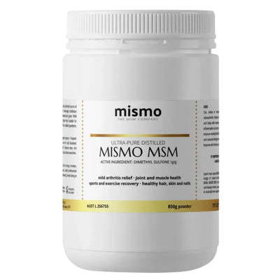 MISMO MSM - 850g Ultra-Pure Distilled - Pain Relief