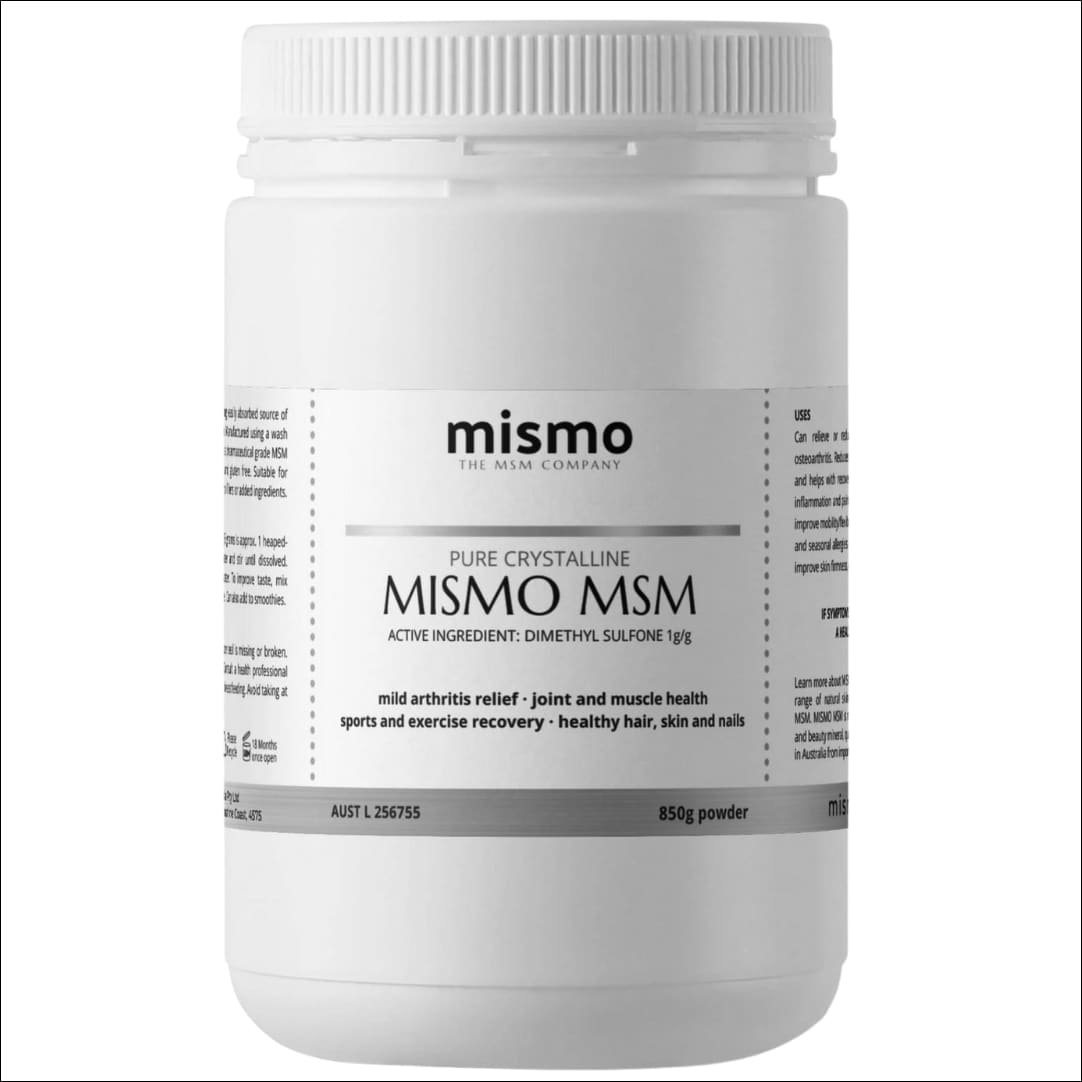 MISMO MSM - 850g/ Pure Crystalline - Pain Relief